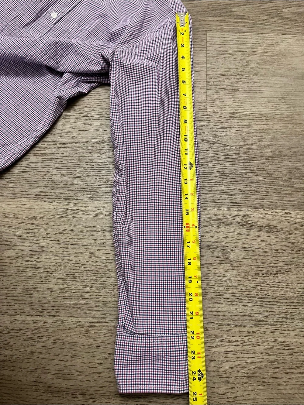 J. Crew Men's Multicolor Micro-Check Button-Down Shirt Slim Size Small